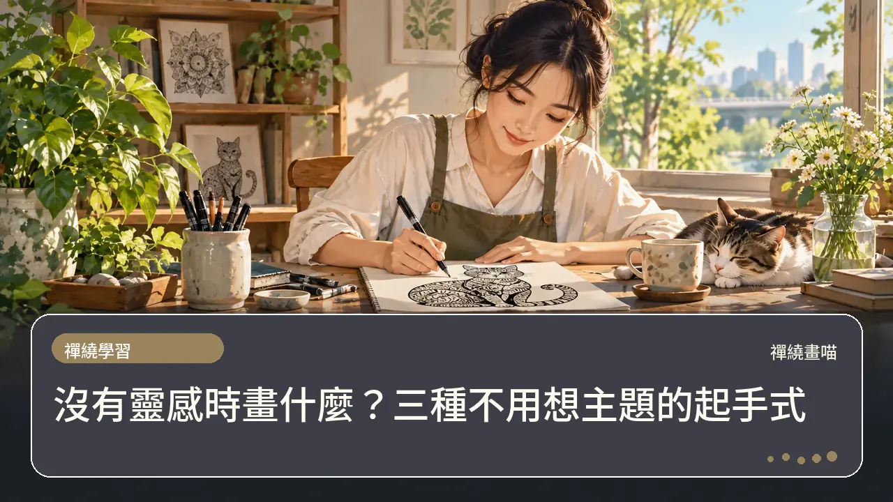 沒有靈感時畫什麼?三種不用想主題的起手式主題插畫
